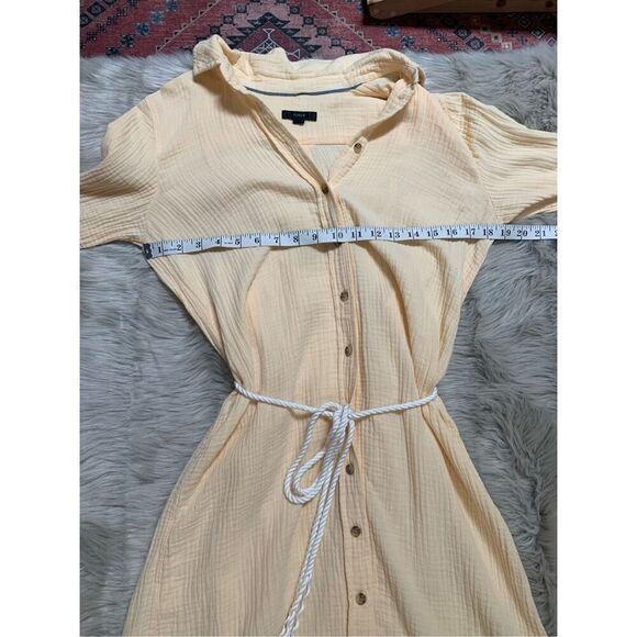 J. Crew Classic-fit soft gauze shirtdress Size 4 - Picture 7 of 8
